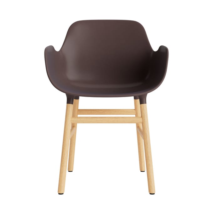 Normann Copenhagen Form fauteuil met houten frame - NormannCopenhagenFormBrown - eiken