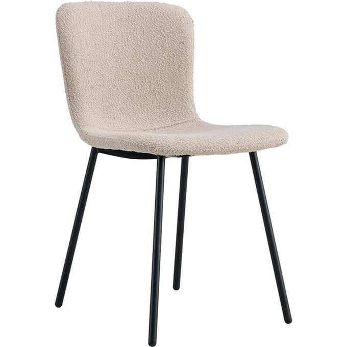 House Collection Bouclé Eetkamerstoel Dagmar Beige