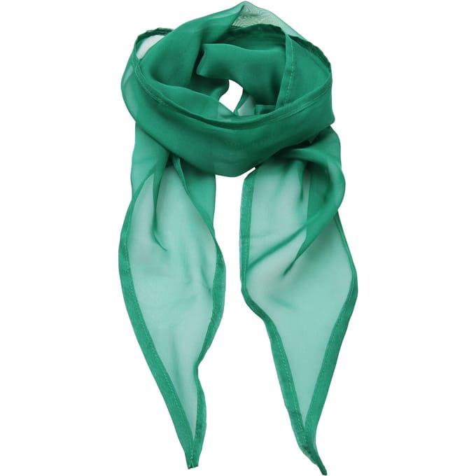 Premier Dames/vrouwenwerk Chiffon Formele Sjaal (Smaragd)