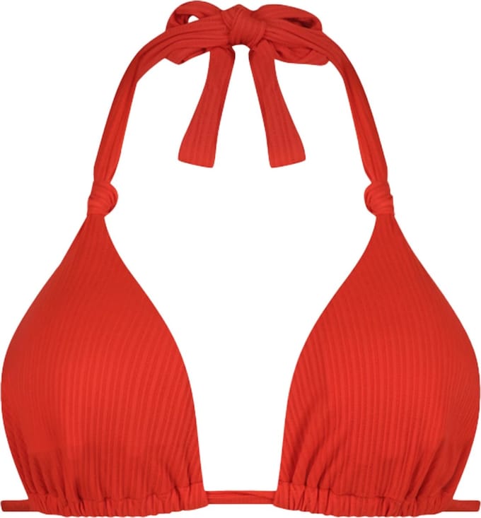 Beachlife Fiery Red triangel bikinitop
