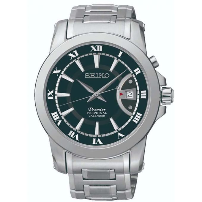 Seiko Premier SNQ141P1 Perpetual Calendar 42mm