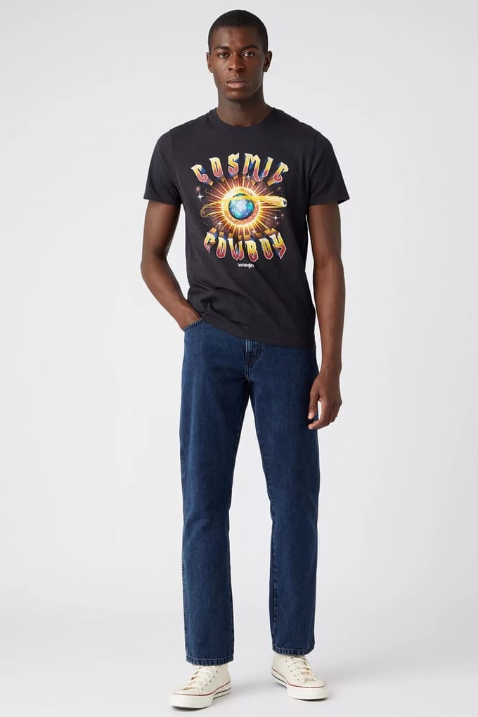 Wrangler Texas Coalblue Stone Jeans Taglia: W33L34 | Jeans straight fit Outlet | Uomo | Blu
