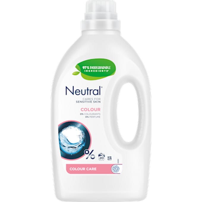 Neutral - Vloeibaar - Kleur Wasmiddel - 1 Liter - 20 Wasbeurten