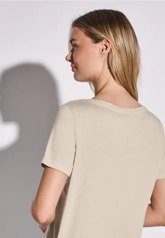 Shirt met print aan de voorkant