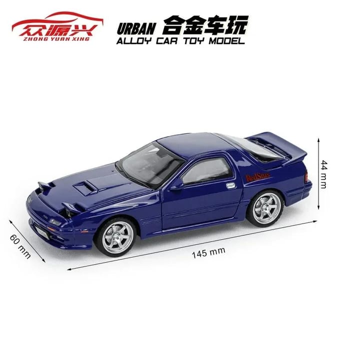 1: 32 Rx7 Legering Auto Model Kinder Auto Model Decoratie Cadeau