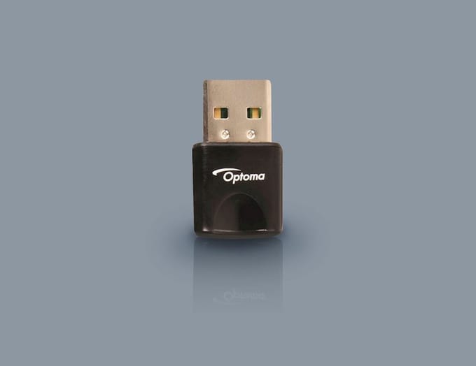 Optoma - Netwerkadapter - USB 2.0 - Wireless USB 1.0 - voor Optoma ML750e ML750ST