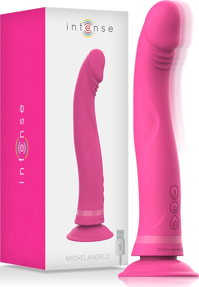 INTENSE FUN | Intense - Michelangelo Dildo Vibrator Silicone Pink