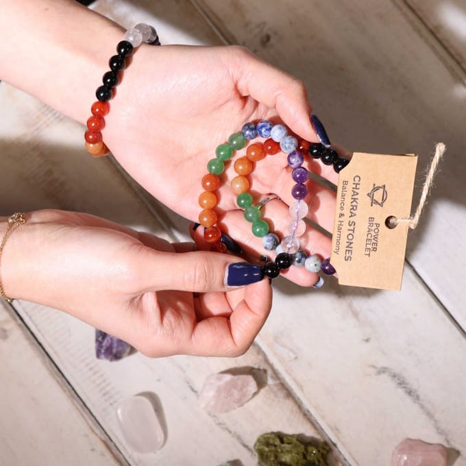 Power Armband - Chakra Stenen