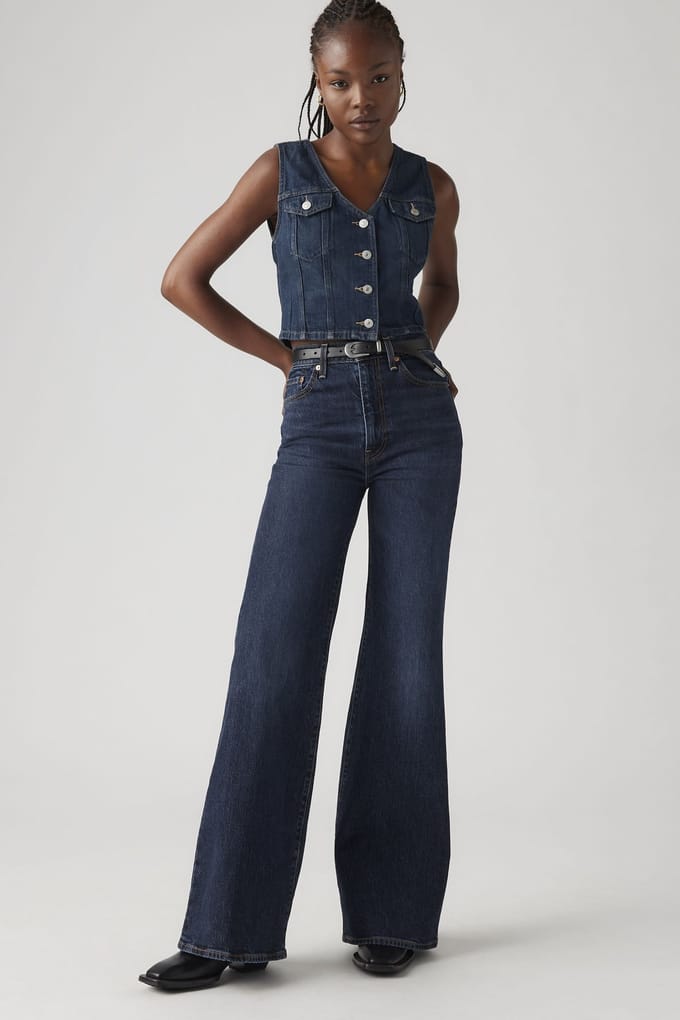 Levi's Ribcage Bell Jeans Größe: W25L34 | Jeans Outlet | Damen