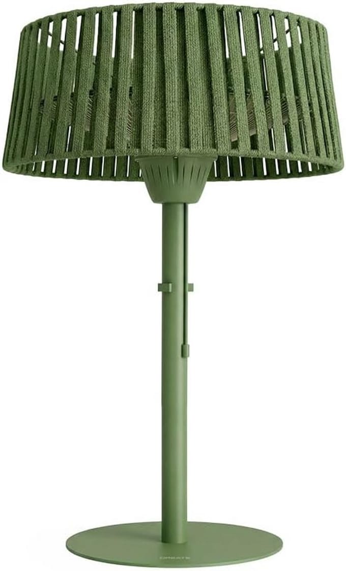 Compacte Infrarood Terrasverwarmer 1500W - Saliegroen met Kantelbeveiliging