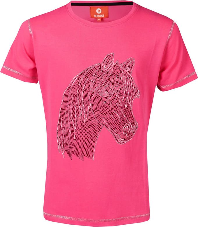 Red Horse - T-Shirt Caliber - Magenta - Maat 152