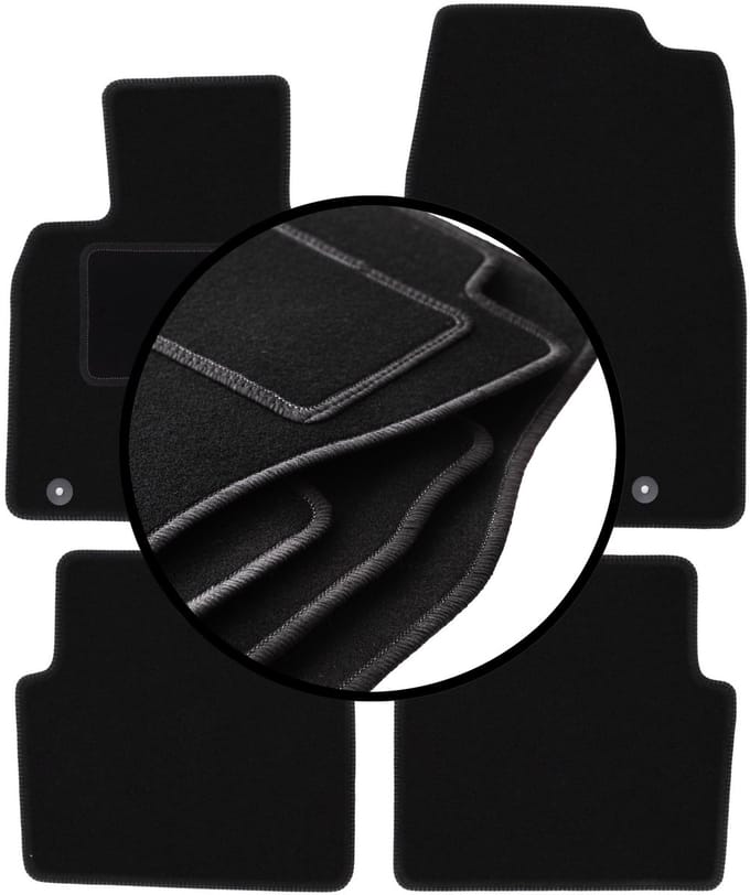 Complete set veloursmatten voor: Mazda 3 IV hatchback, sedan (2019-)