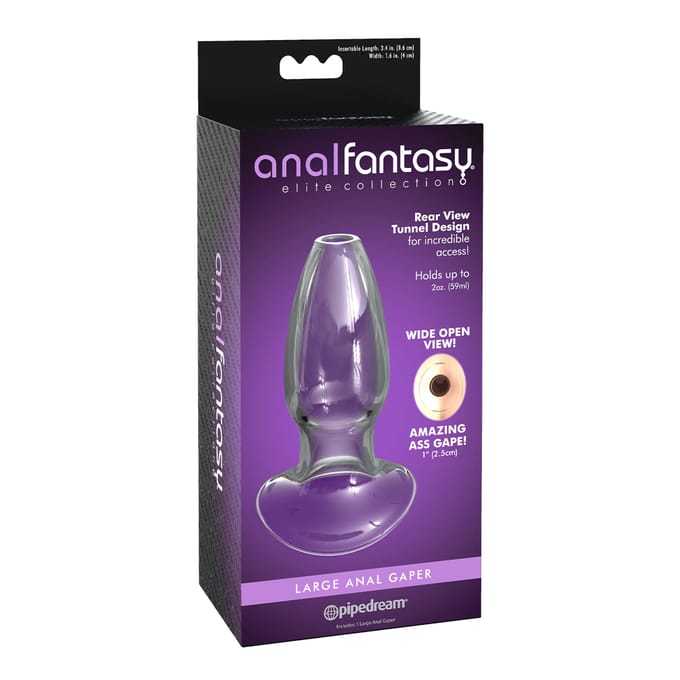 Pipedream - Anal Fantasy Elite Large Anal Glass Gaper - Transparant