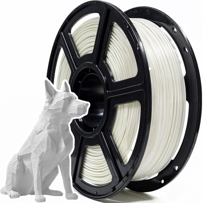 3D&Print PLA ABS Filament 1,75mm - 3d Pen Vullingen Filament - 3d Printer Filament PLA - Creatief - Wit - 1 KG