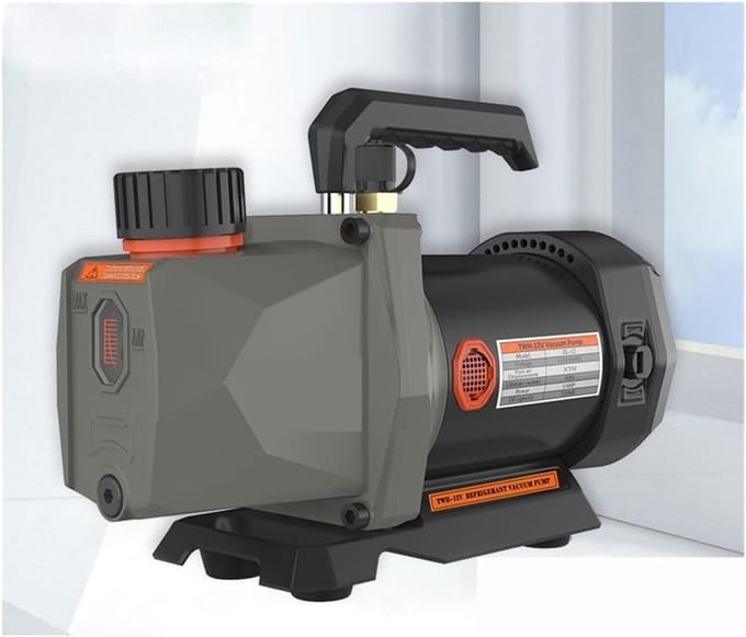 Vacuümpomp - Draagbare pomp - Koeling bijvullen - 12V Aangedreven - 3CFM Extractiesnelheid - One Color