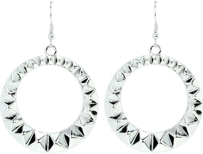 Behave - Oorhangers dames - Statement look - Rond met stud motief
