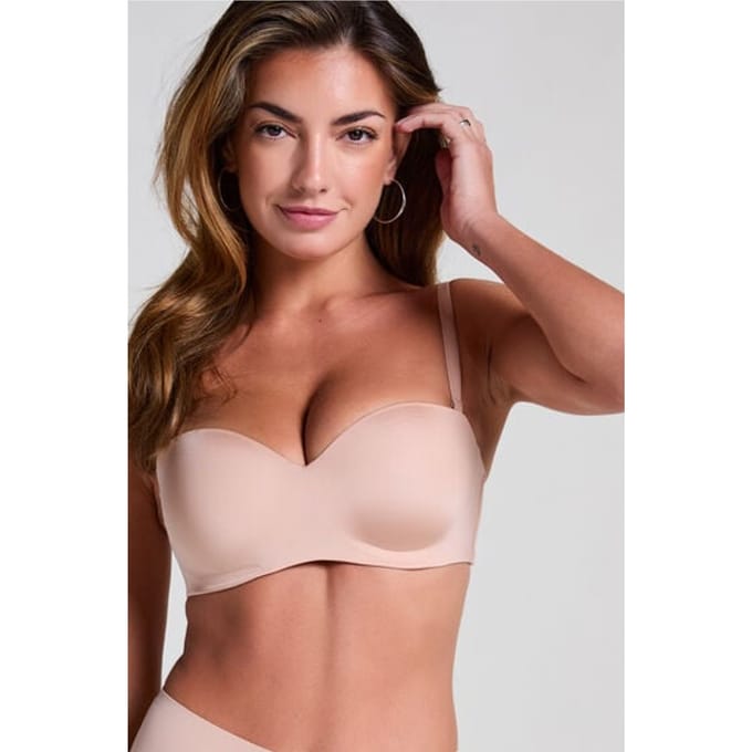 Hunkemöller Dames Lingerie Voorgevormde strapless beugel-bh Smooth - Beige - maat E80