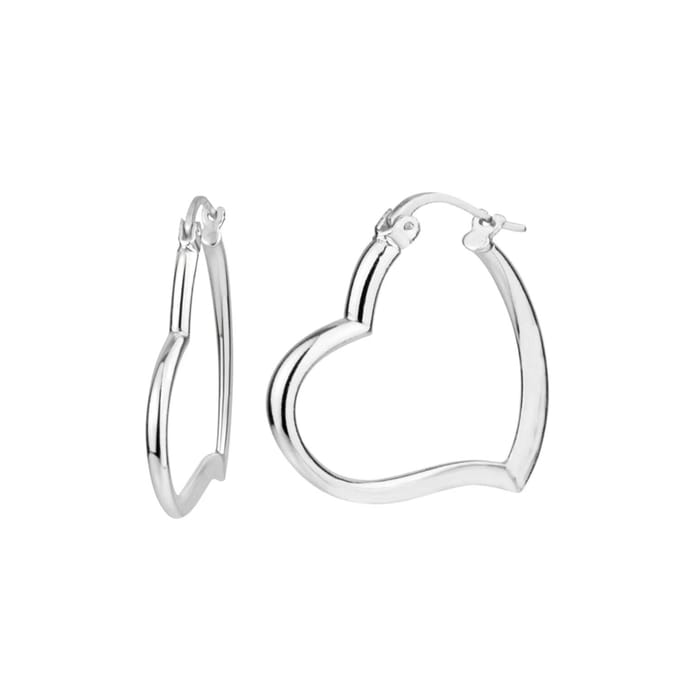 Vrouwen Hart Oorbellen in 925 Sterling Zilver BIPE033