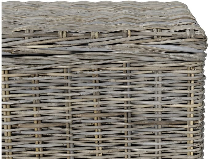 Vente-unique Opbergruimte van kubu GAO - L130 x D45 x H44 cm - Natuurlijk grijs
