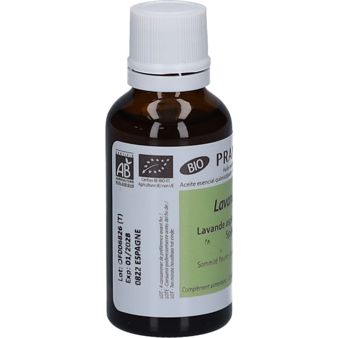 Pranarôm Etherische Olie Lavendel Aspic (Lavandula Latifolia Spica) Biologisch 30 ml