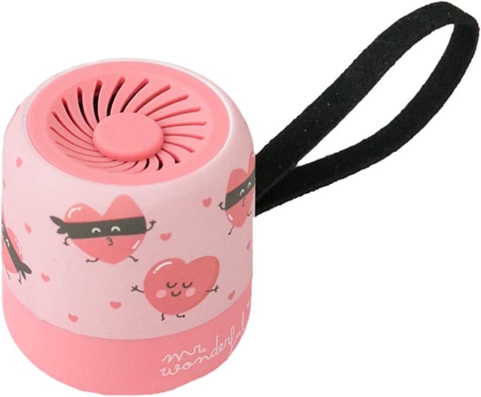 Mini Bluetooth luidspreker - Draagbare speaker - Muziek luisteren - Origineel ontwerp - 3-4 uur batterij - Roze