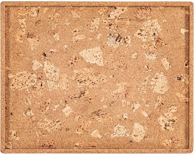 ZICZAC - Dienblad - QUERCO - 100% kurk - Vlek- en waterafstotend - Rechthoekig - 46x36cm - Rock