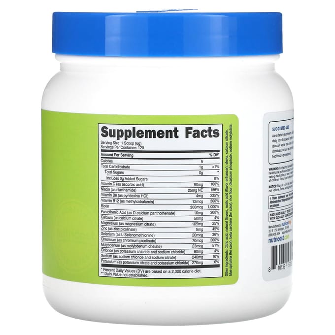 Nutricost, Électrolytes, Explosion de Verger, 24,4 oz (684 g)