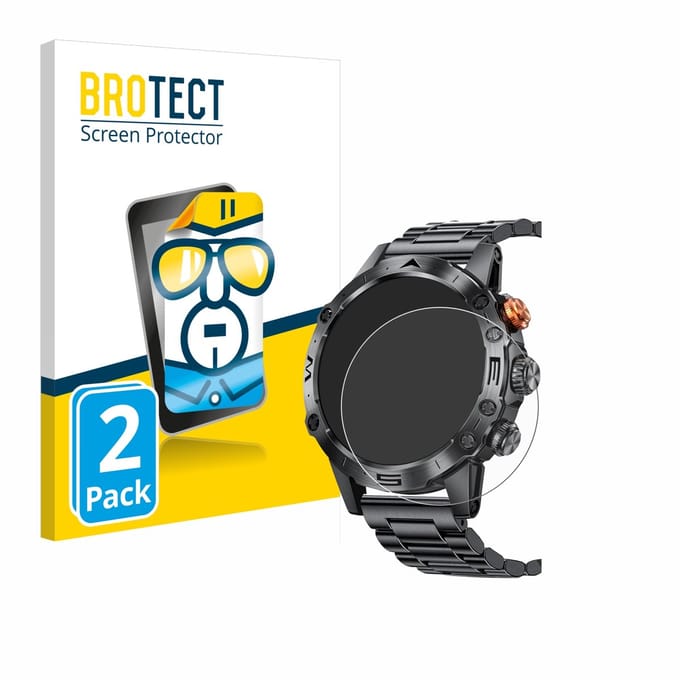 BROTECT - Screenprotector voor DekeFit MT43PRO 1.53" - Folie Beschermfolie transparant 2 Stuks