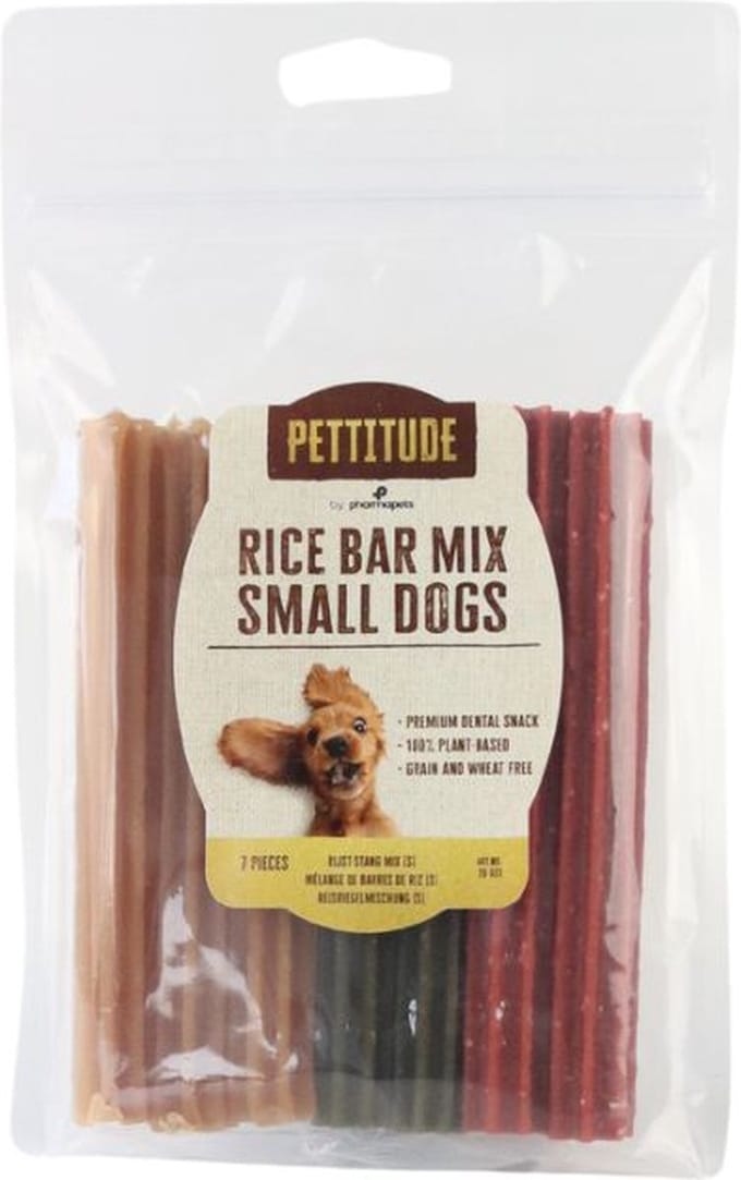 Pettitude Rijst Stang Small hond mix 7 stuks