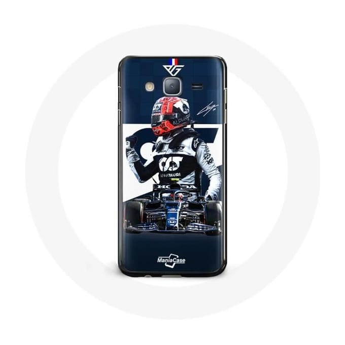 Coque pour samsung galaxy J5 2016 Formule 1 Max Verstappen Pilote automobile F1 Bleu