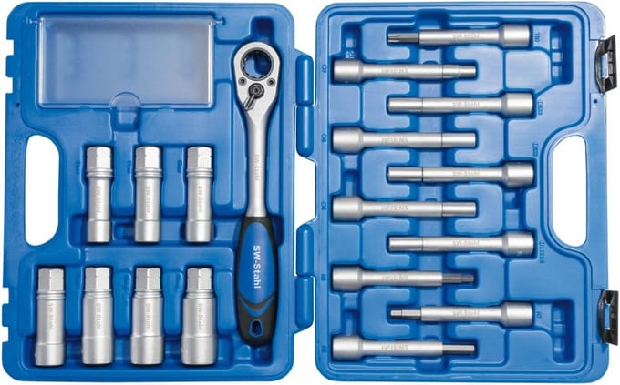SW stalen schokdempergereedschapset, 10365L