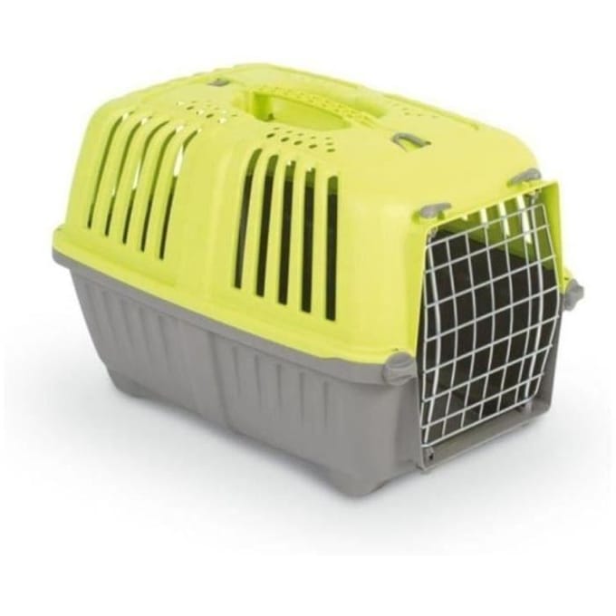 Transportbox - AIMÉ - PRATIKO voor Hond en Kat van Plastic, 48 x 31 x 32 cm, Metalen Deur