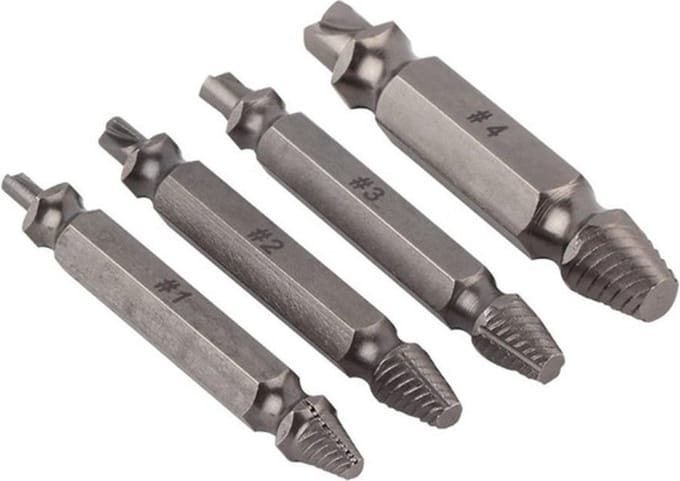 Go Go Gadget - Schroef verwijder set - Universeel - Set van 4 stuks - Inclusief opbergbox