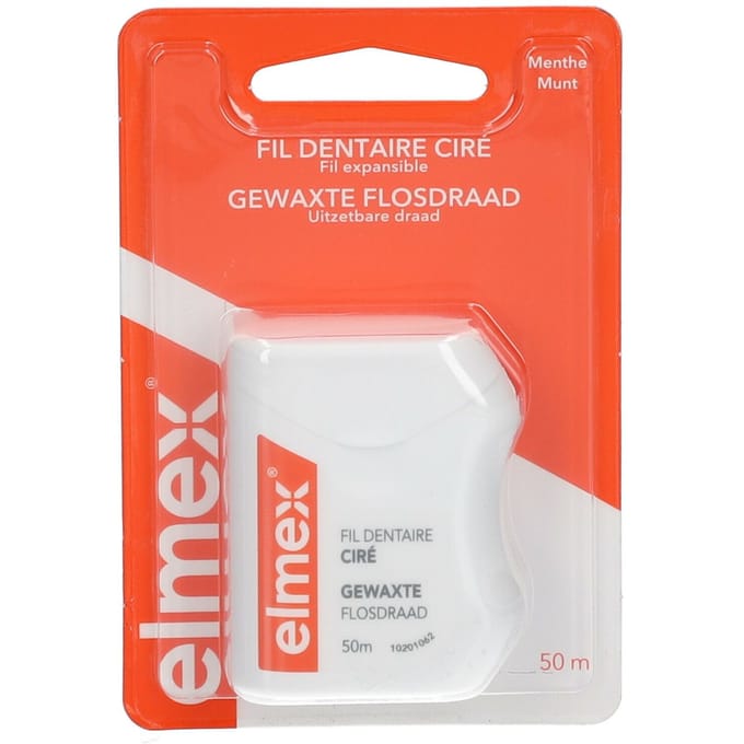 Elmex Gewaxt Flosdraad 50 m