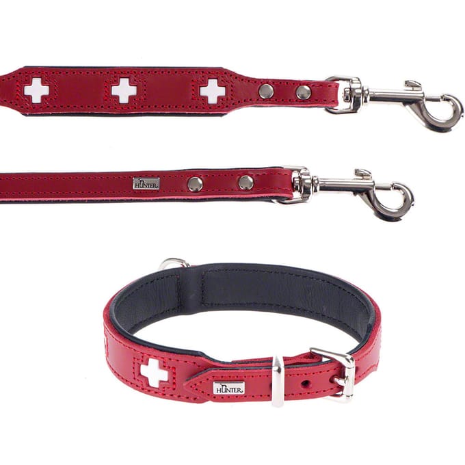 2 m lang, 1,8 cm breed - Hunter Hondenriem Swiss