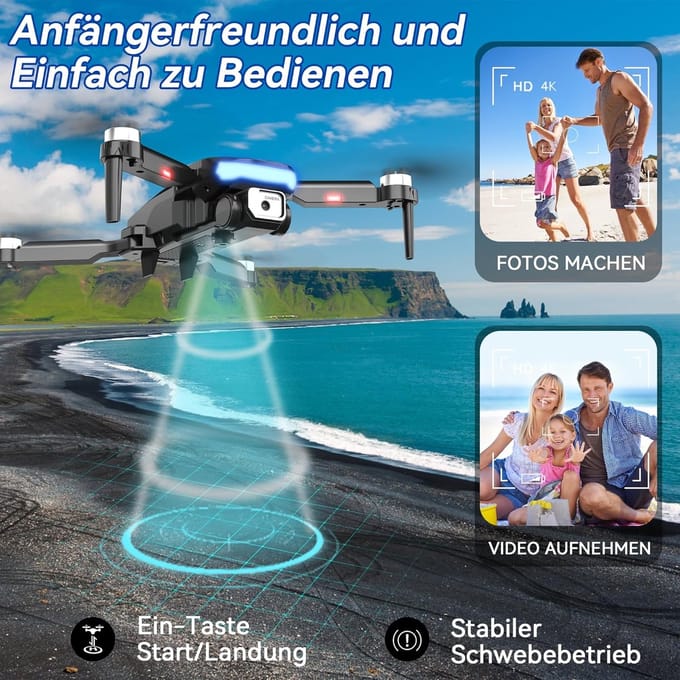 ProFold 4K FPV Drone (B15) - Novihome