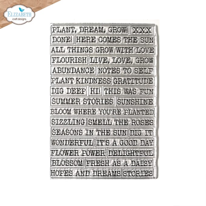 ECD Clear stamps - Journal phrases 5