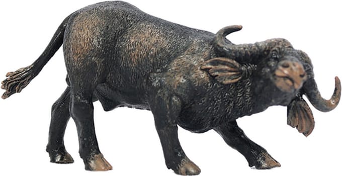 PIA Soft Toys - Afrikaanse buffel speelfiguur PVC - 14cm - speelgoed