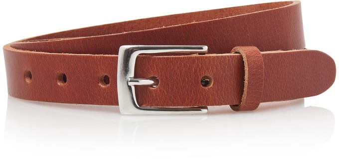 Timbelt Volnerf Leren Riem 2.5 cm Cognac | Maat 105