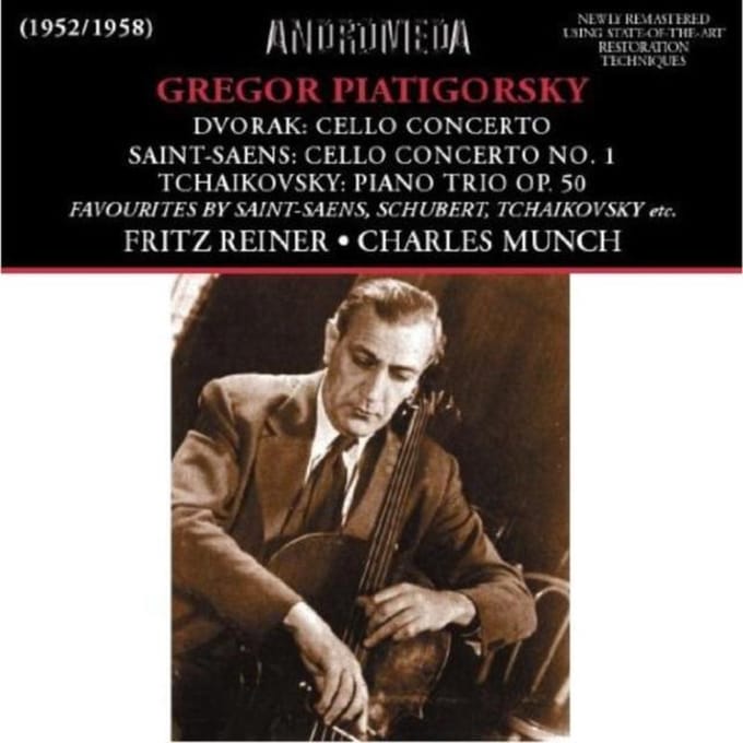 Piatigorksy  Plays Dvorak, Saint-Sa