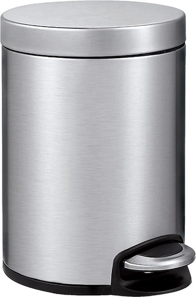 EKO - Serene pedaalemmer 5 liter - Stainless steel Plastic - mat RVS - Prullenbak