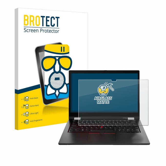 BROTECT - Screenprotector voor Lenovo ThinkPad L13 Yoga Gen 2 - Folie Beschermfolie Beschermglas matte