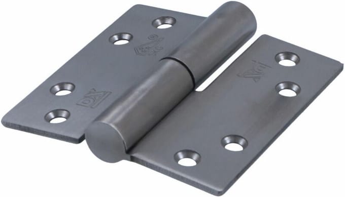 QlinQ - kogelstiftpaumelles vierkant - rvs - din links - 89x89mm