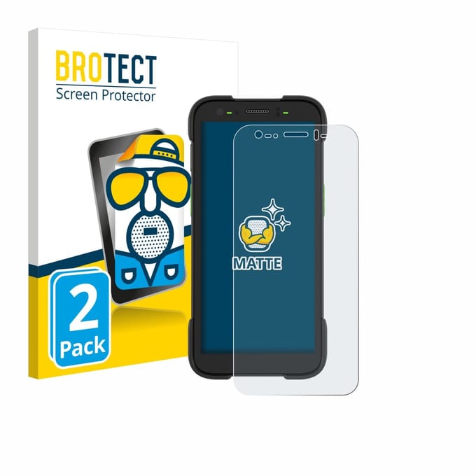BROTECT - Screenprotector voor Zebra TC701 - Folie Beschermfolie matte 2 Stuks