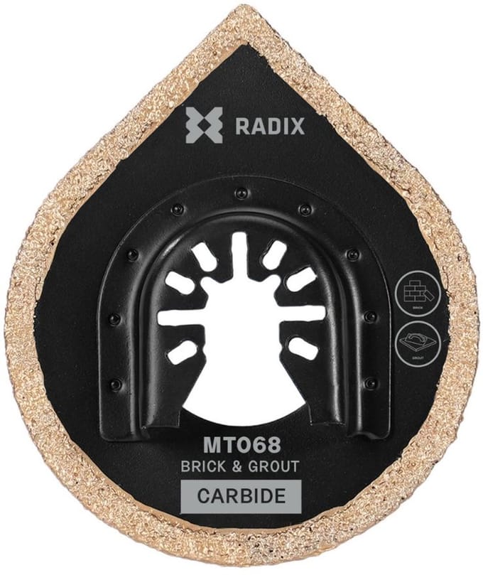 Radix - Multitool rasp - Carbide - 70x56mm - 30-40 Grit