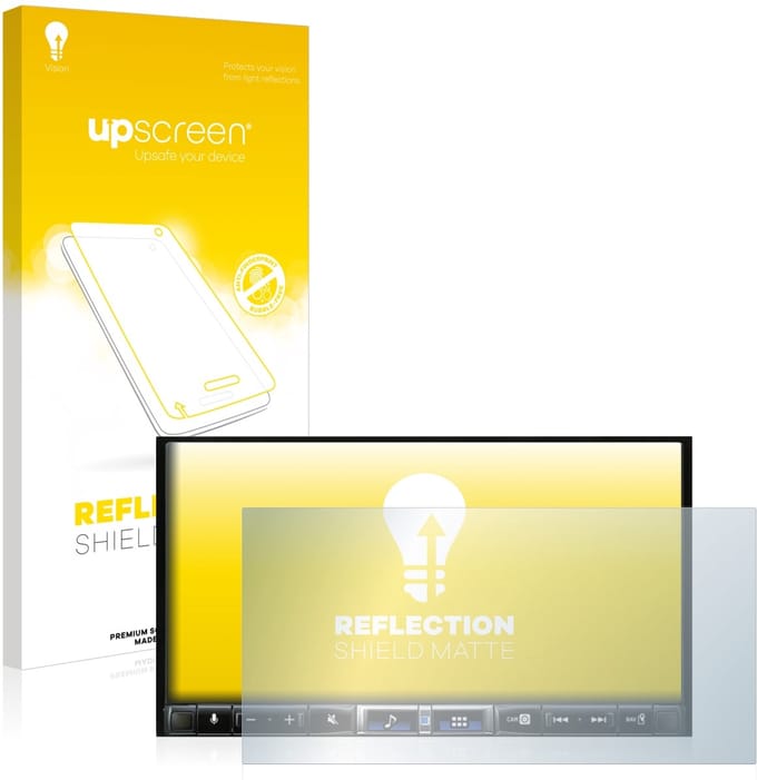 upscreen - Screenprotector voor Alpine iLX-705D - Folie Beschermfolie anti glare matte