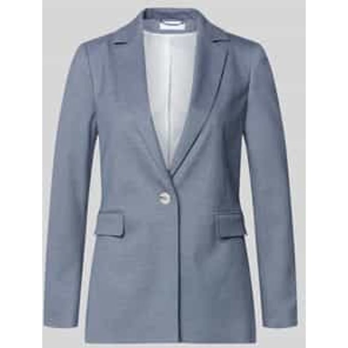regular fit blazer met viscose