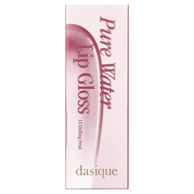 Dasique, Gloss à Lèvres Eau Pure, 12 Pétales Rafraîchissants, 2,6g (0,09 oz) white