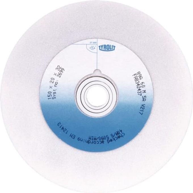 TYROLIT schuurblokschijf Ø 150 x B 20 x 32 mm korrel 60 aluminium...
