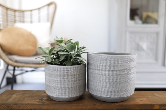 Taupe Pot Lagos D19xH17